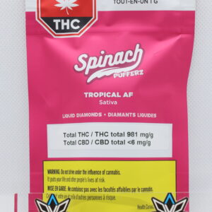 Spinach Tropical AF Liquid Diamonds AIO Disp. Vape 1g