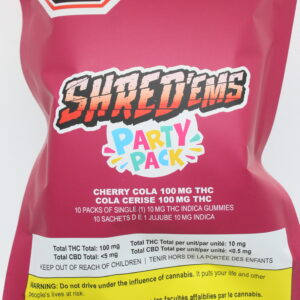 Shred'ems PARTY PACK Cherry Cola Max10 Soft Chews x10