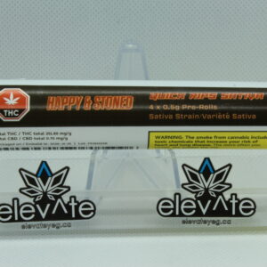 Happy & Stoned Quick Rips SATIVA Pre Rolls 4 x 0.5g