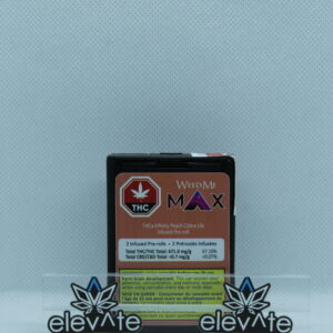 Weed Me Max THCa Peach Cobra Lily Infused Pre Rolls 2 x 0.7g