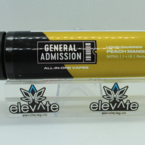 G. Admission Peach Mango Liquid Diamonds AIO Vape 1g