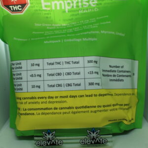 Emprise Rapid Sour Green Apple Gummies 30 Pack