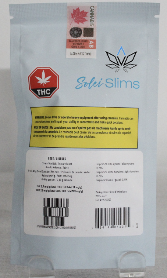 Solei Free Pre Rolls 10 x 0.4g