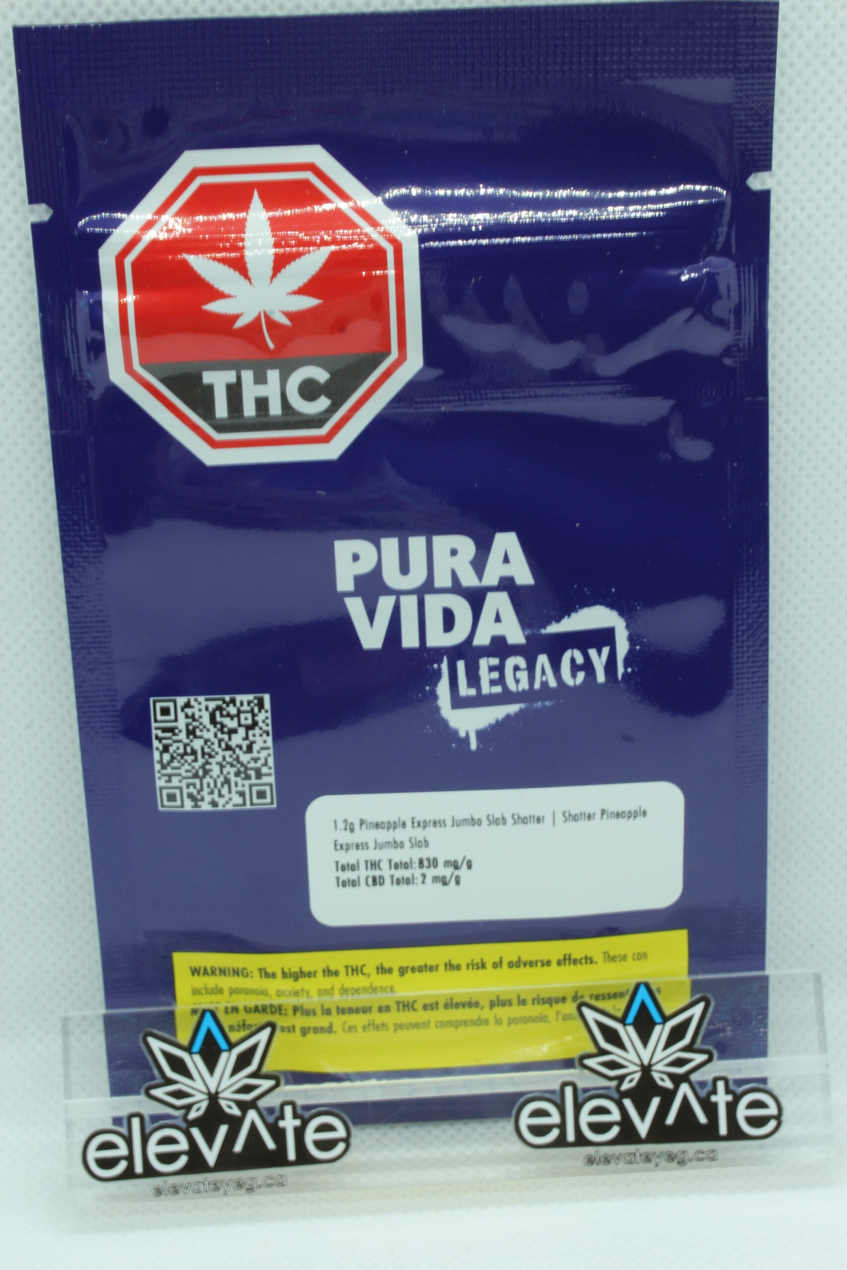 Pura Vida Pineapple Express Jumbo Slab Shatter 1.2g