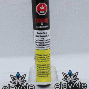 Endgame Hard Hitters Psycho Citrus Liquid Diamond Vape Cart 1g