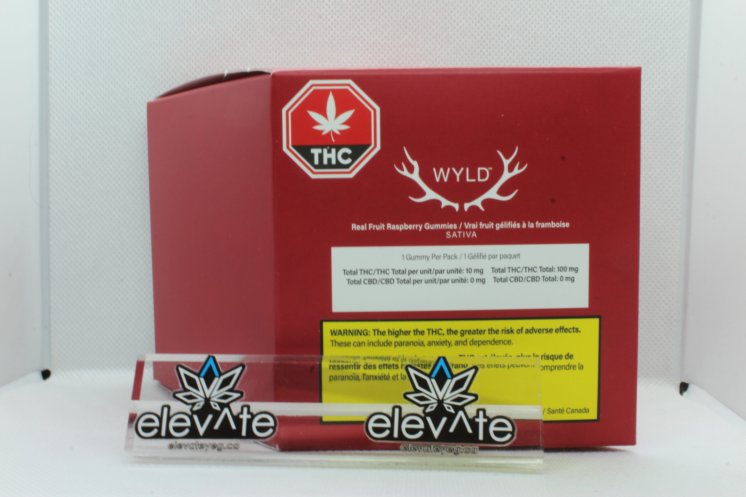 Wyld Raspberry (SATIVA) THC Multipack of 10 Soft Chews