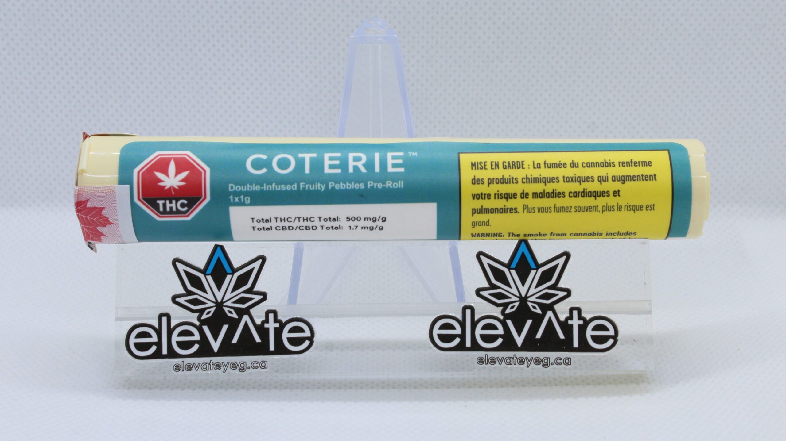Coterie Double Infused Fruity Pebbles Pre Roll 1g