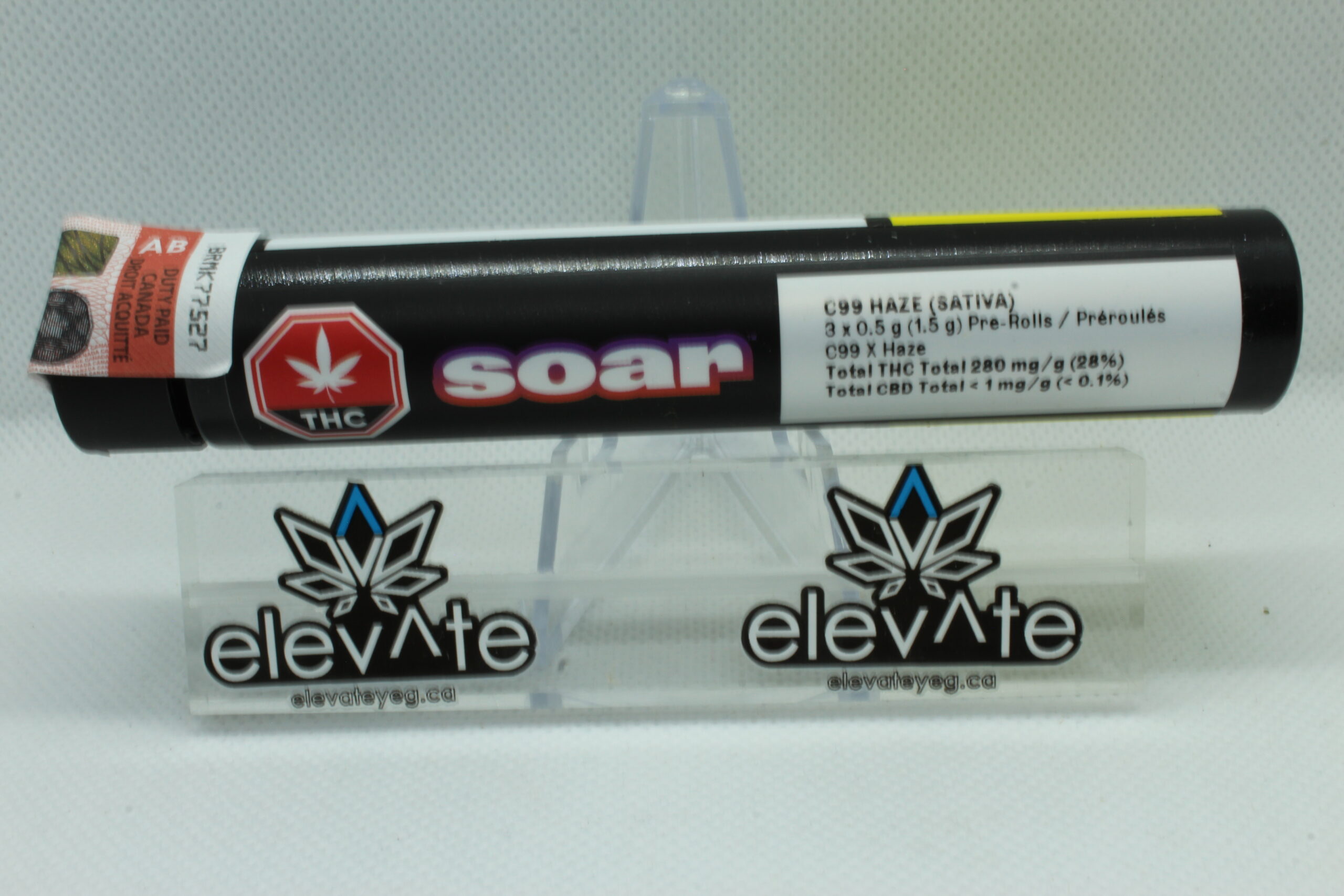 Soar C99 Haze 3 x 0.5g Pre Rolls
